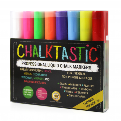 Chalk Markers 8 Color Pack'