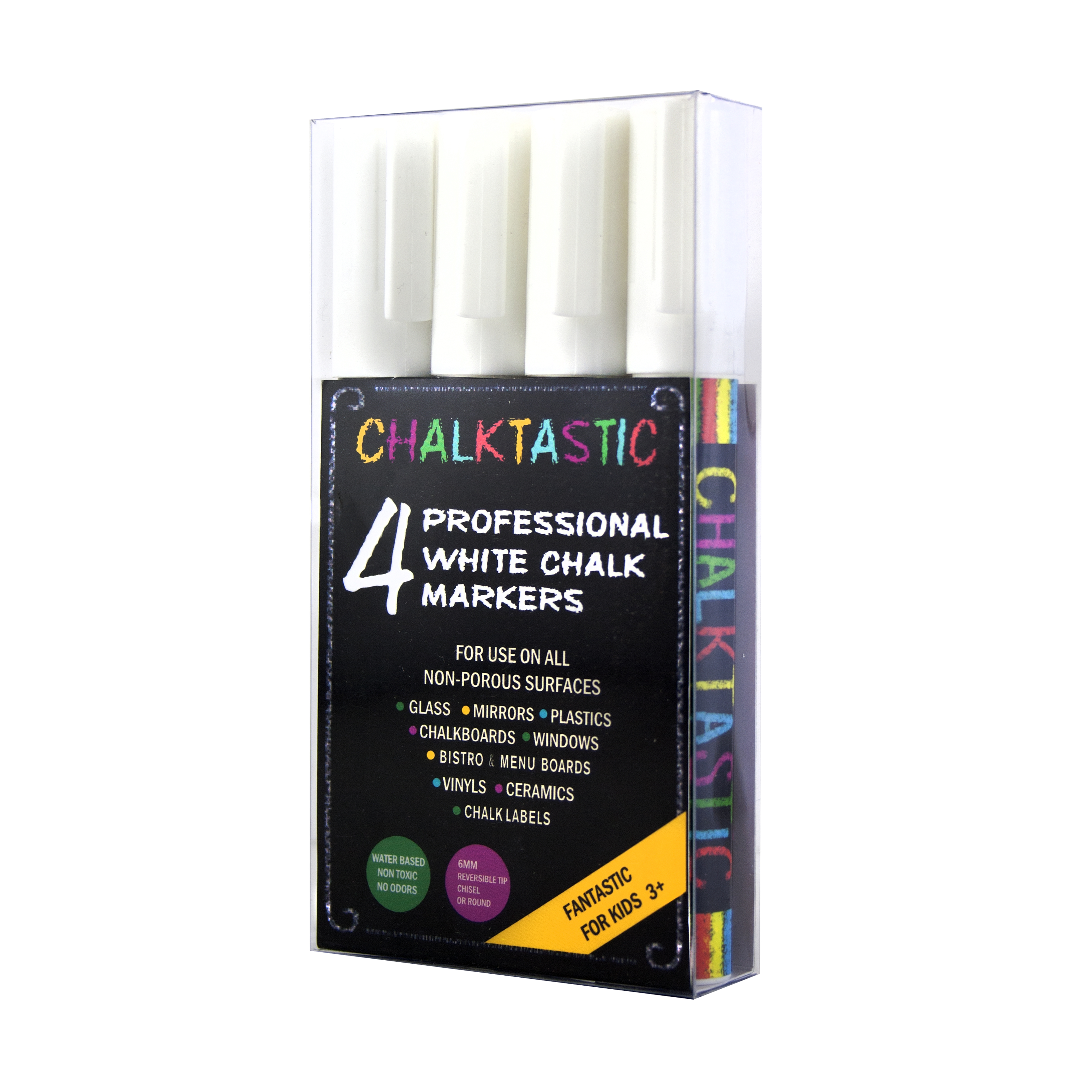 ChalkTstic White Chalk Markers