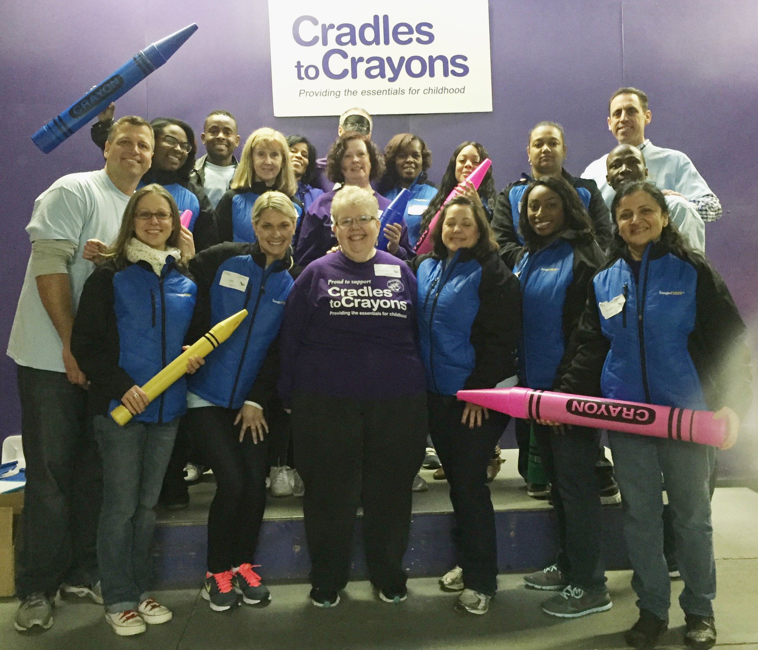 ImageFIRST Team at Cradles to Crayons'