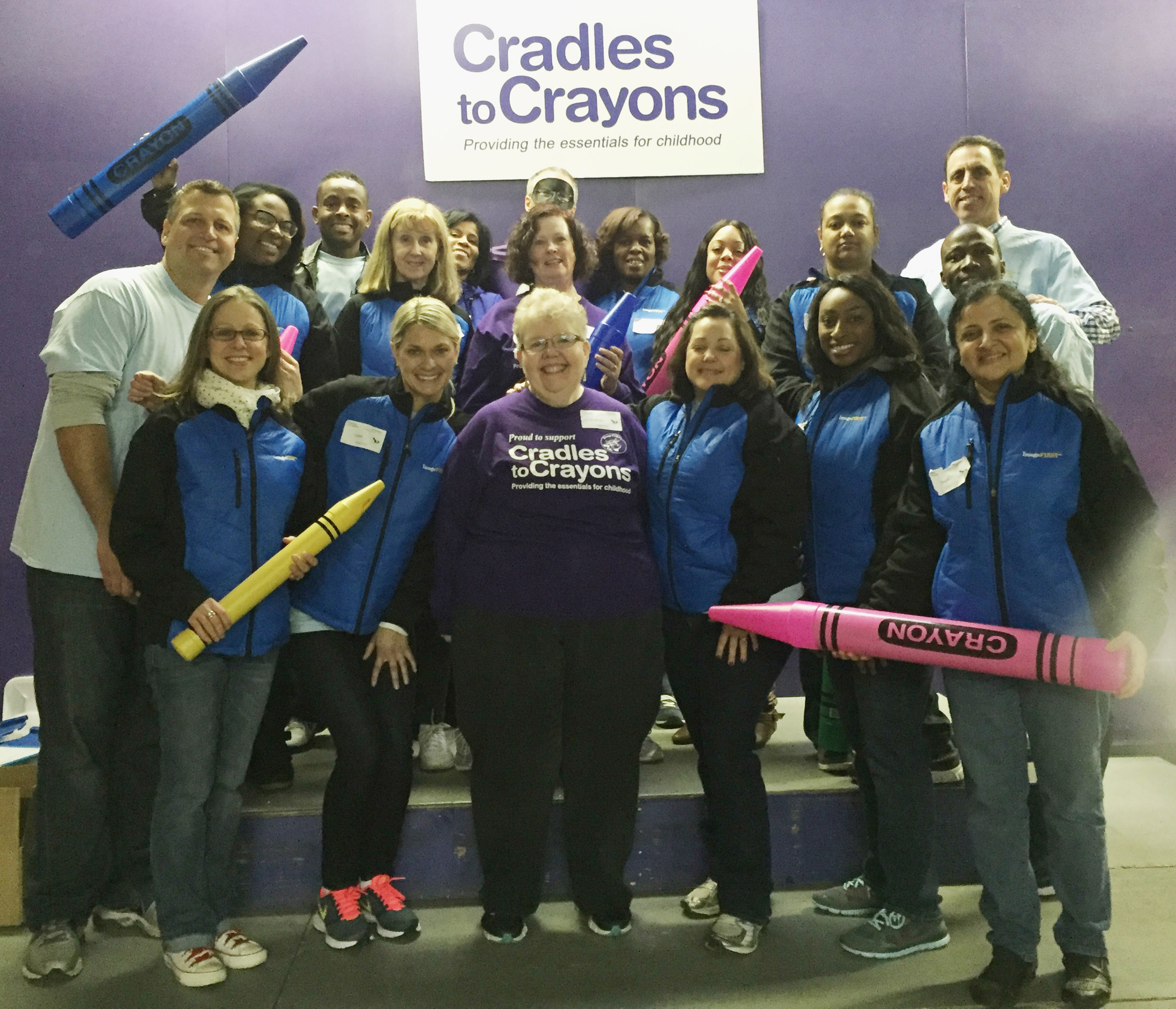 ImageFIRST Team at Cradles to Crayons