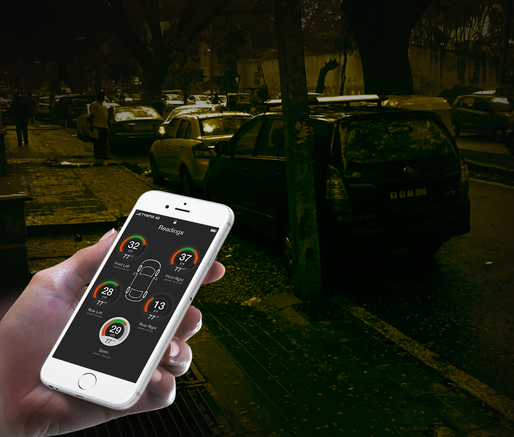 SensAiry will monitor tire pressure levels.
