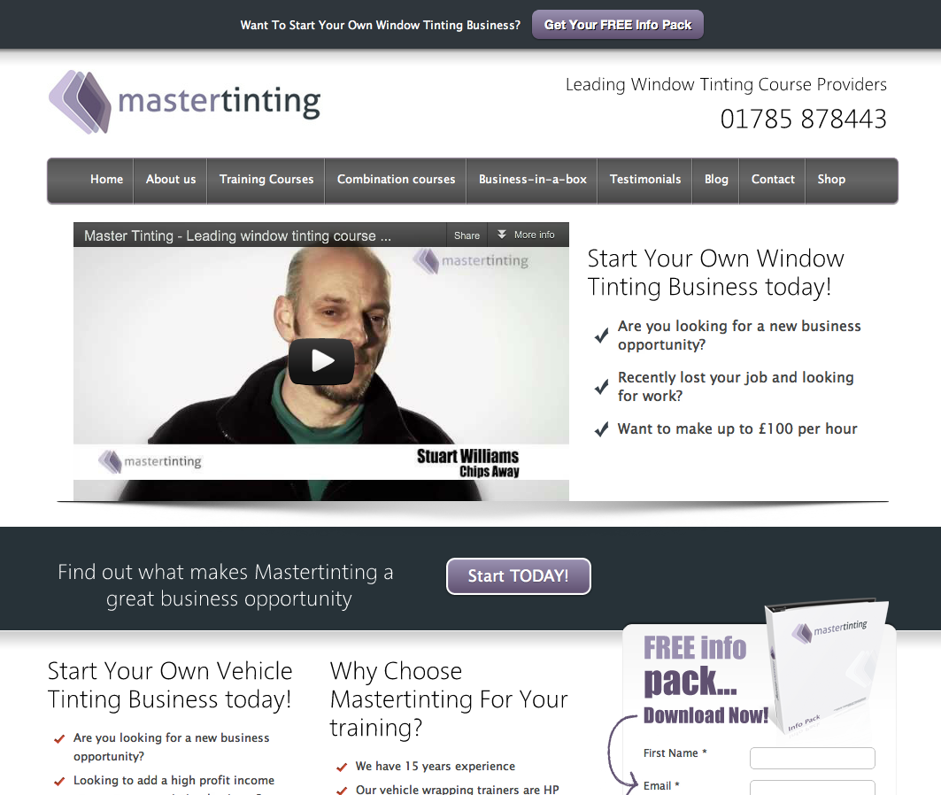Window Tinting Business