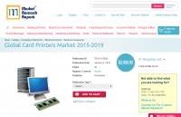 Global Card Printers Market 2015 - 2019