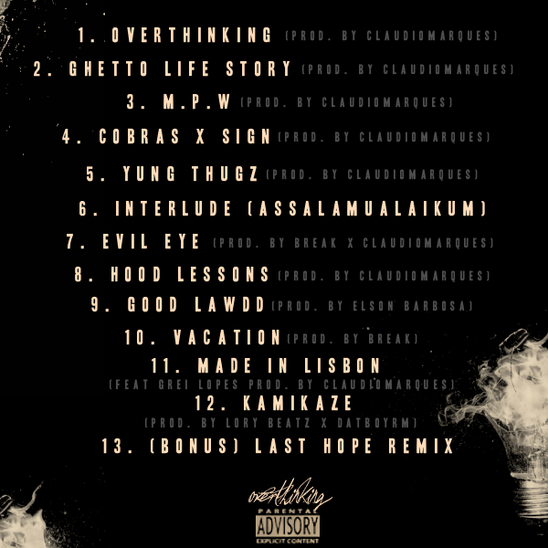 Overthinking's Official Back Cover'