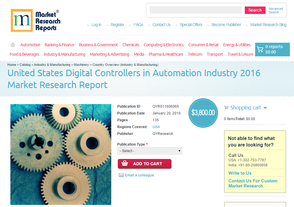 United States Digital Controllers in Automation Industry