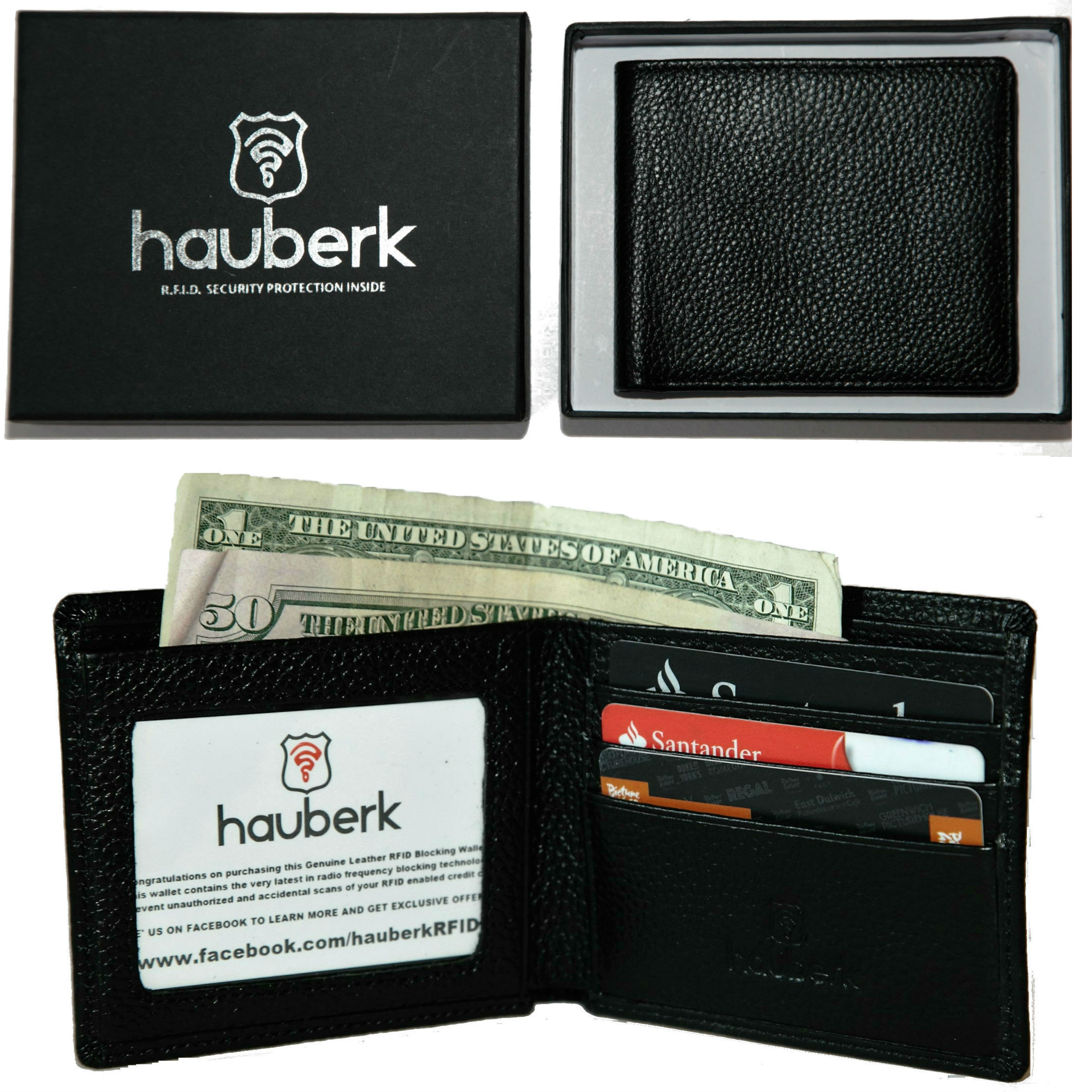 HAUBERK RFID Wallet on Amazon