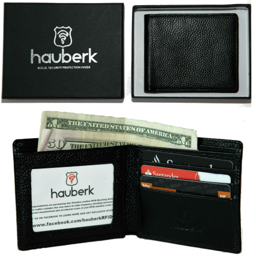 HAUBERK RFID Wallet on Amazon'
