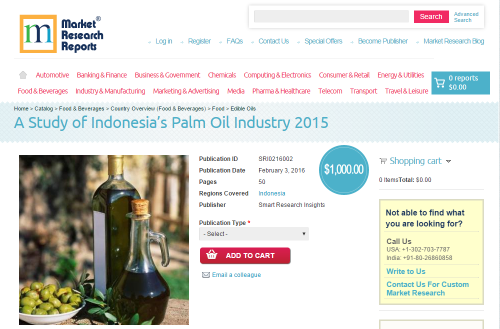 A Study of Indonesia's Palm Oil Industry 2015'