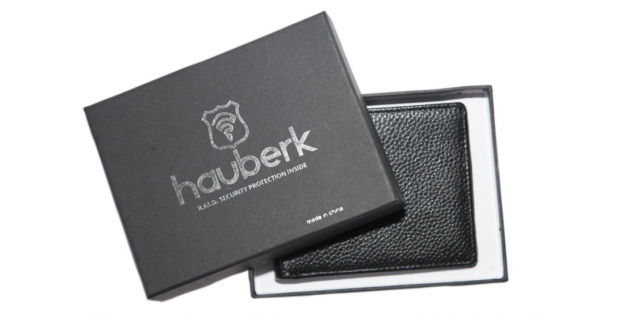 Hauberk Quality Bifold Soft Leather Wallet for Men with Secu'