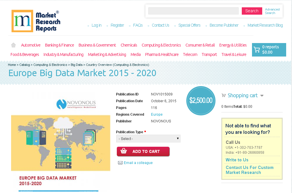 Europe Big Data Market 2015-2020