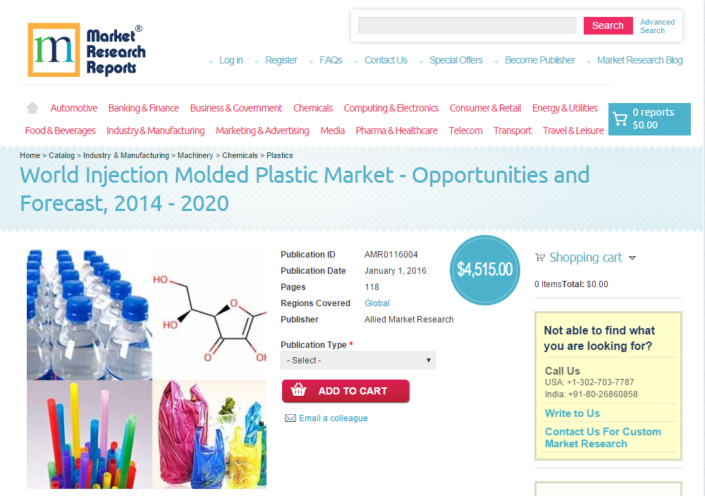 World Injection Molded Plastic Market