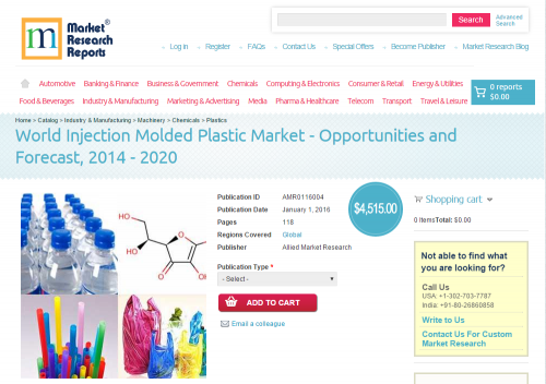 World Injection Molded Plastic Market'