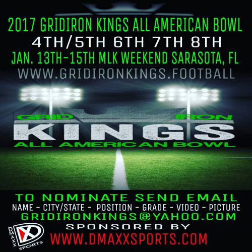 Gridiron Kings All American Bowl Offers Youth Football Playe'