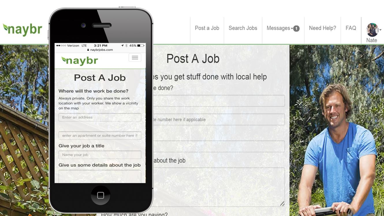 Post an Odd Job Easily from your phone or computer