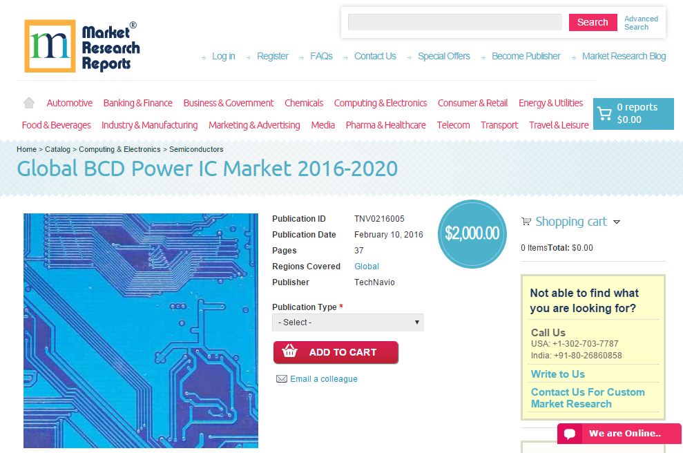 Global BCD Power IC Market 2016 - 2020'