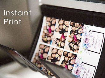 instant print photobooth web'