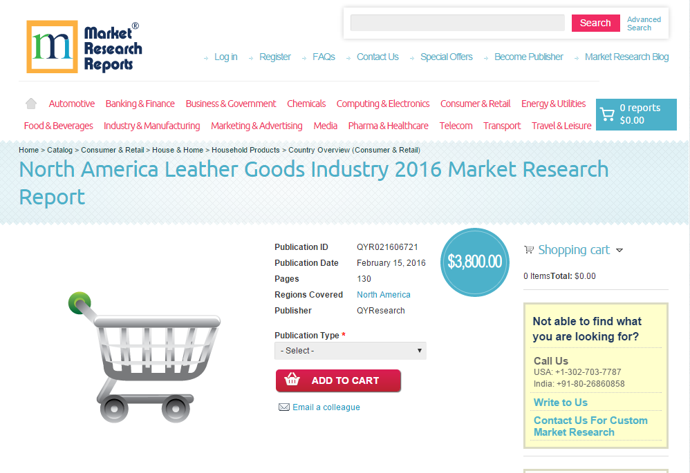 North America Leather Goods Industry 2016