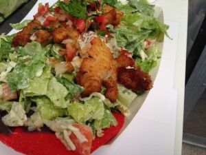 Tostada Salad With Fish'