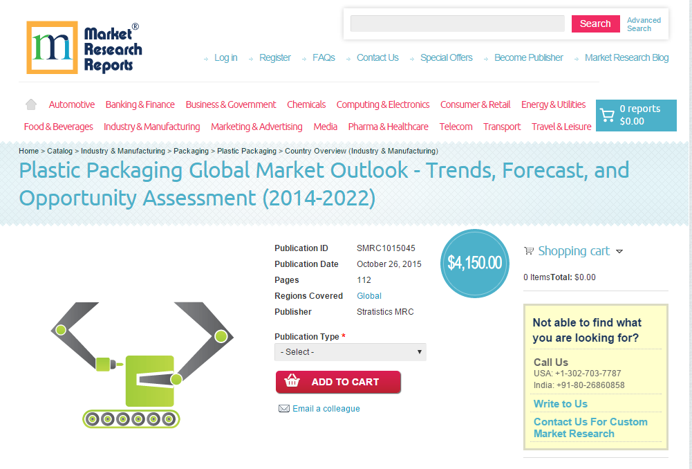 Plastic Packaging Global Market Outlook'