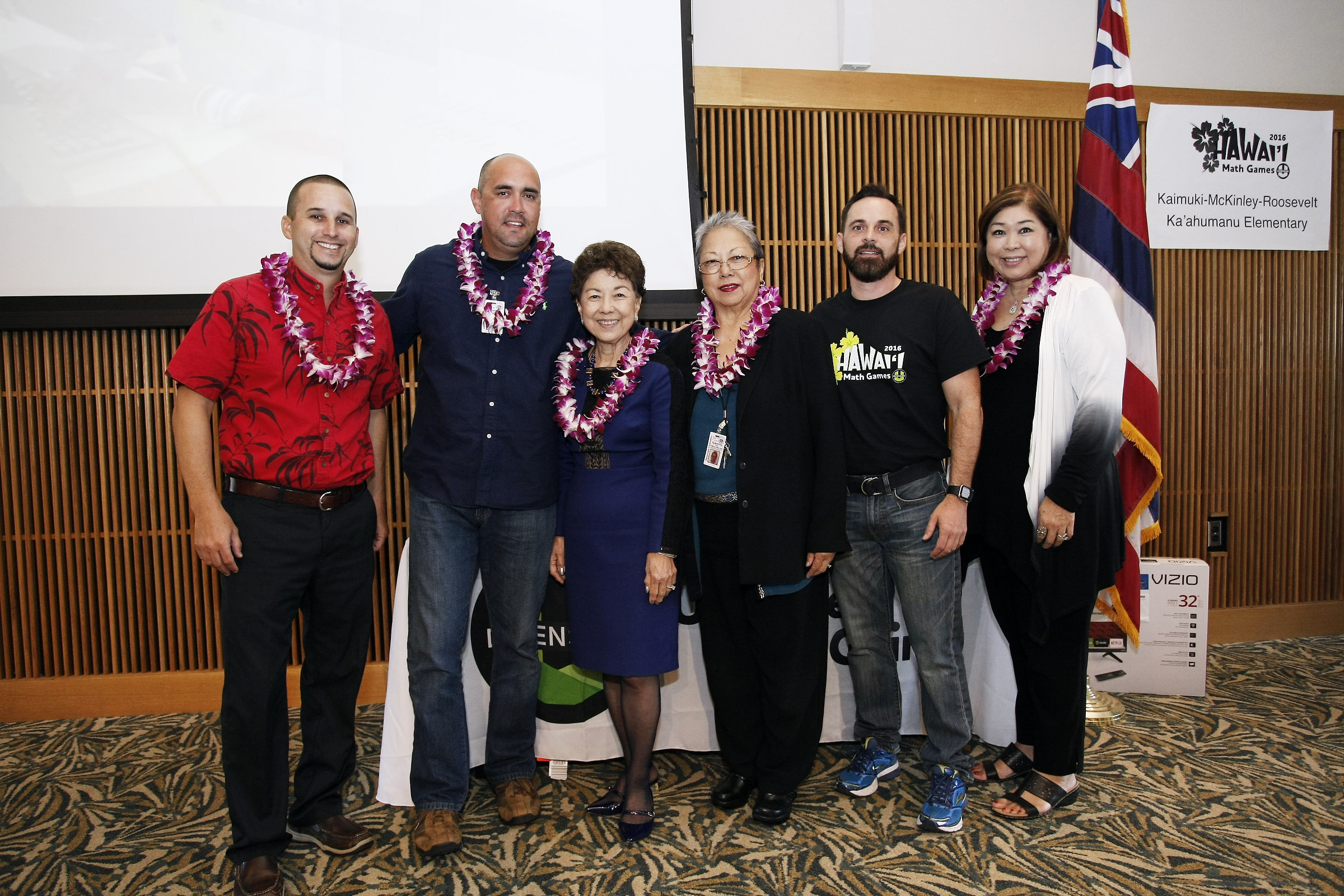 Officials at the 2016 Hawaii Math Games