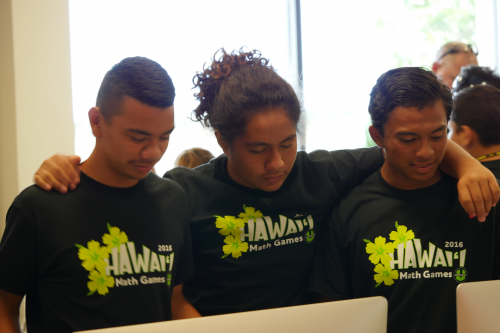 2016 Hawaii Math Games High School Students'