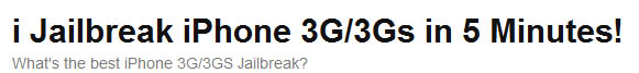 iPhone jailbreak