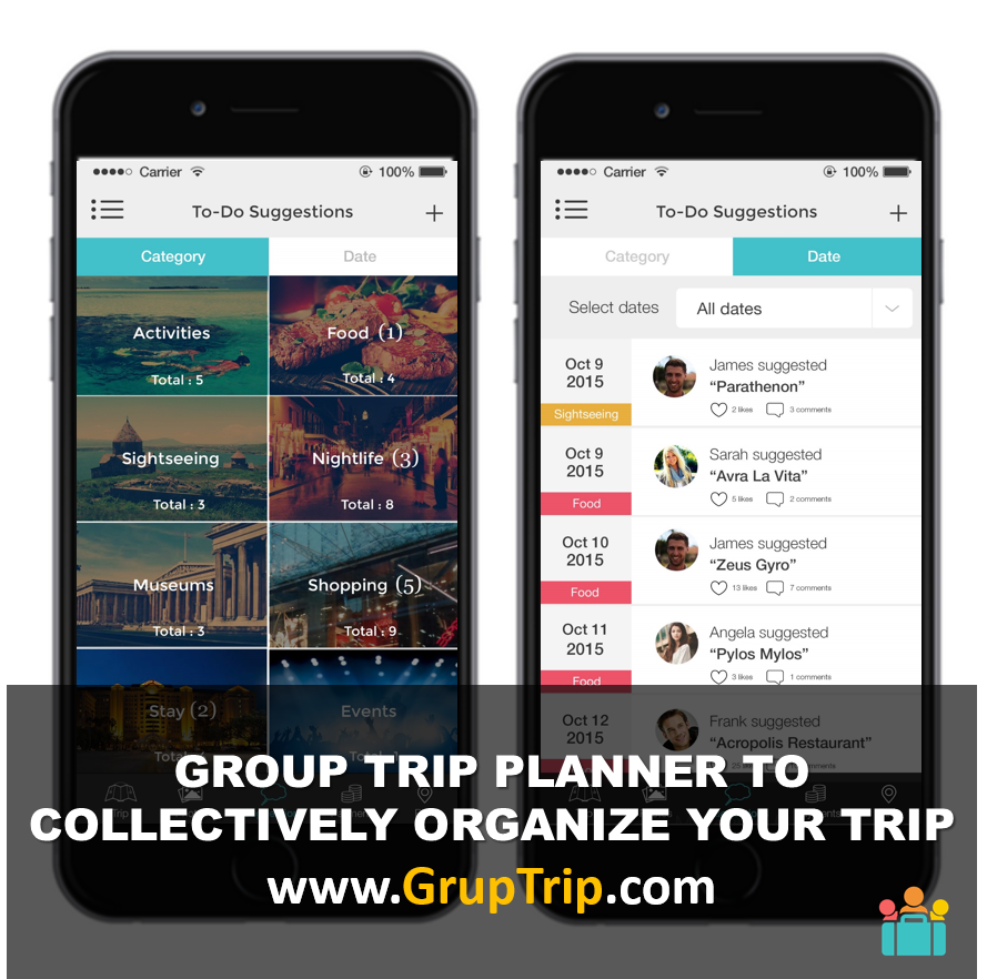 GrupTrip Trip Planner'