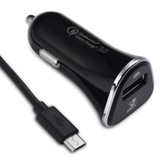 Qualcomm&reg; Quick Charge&trade; 3.0 Car Charger'