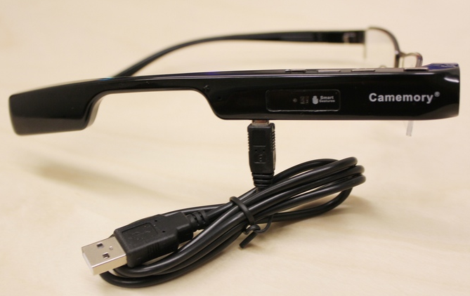 Camemory glasses 4'