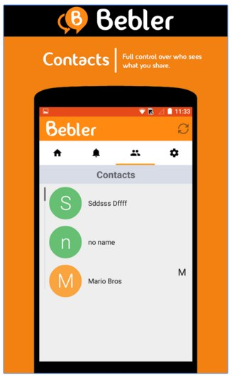 Bebler Contacts
