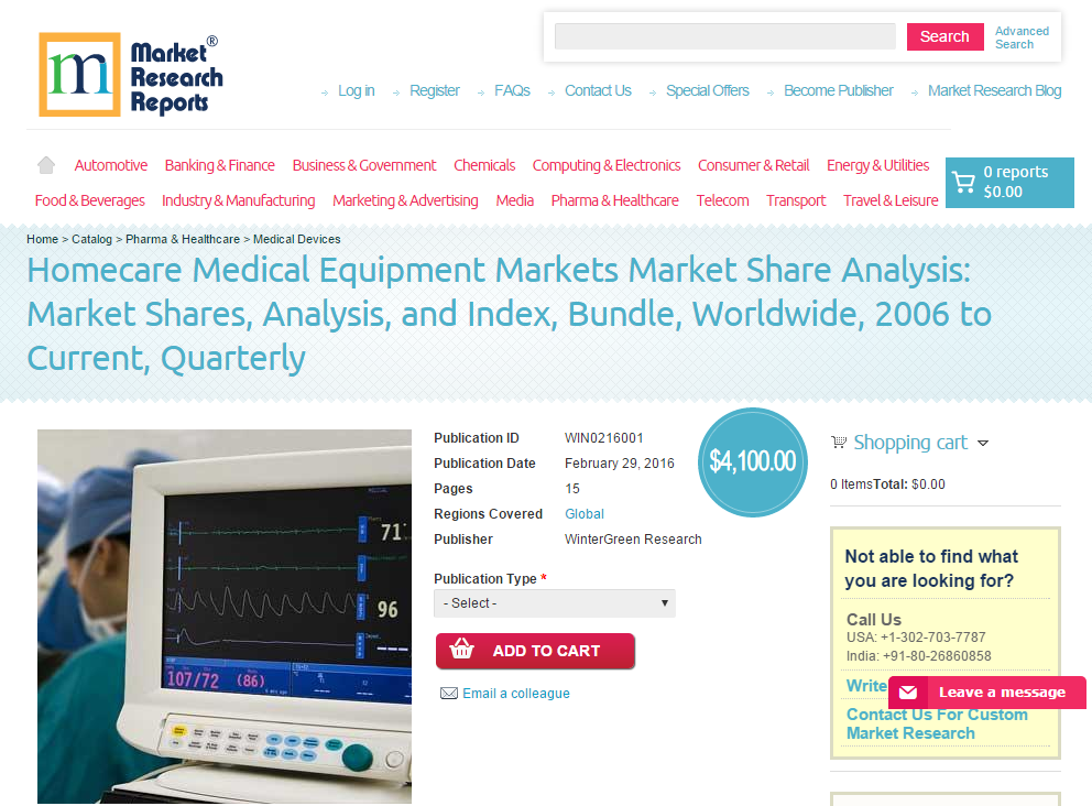 Homecare Medical Equipment Markets Market Share Analysis