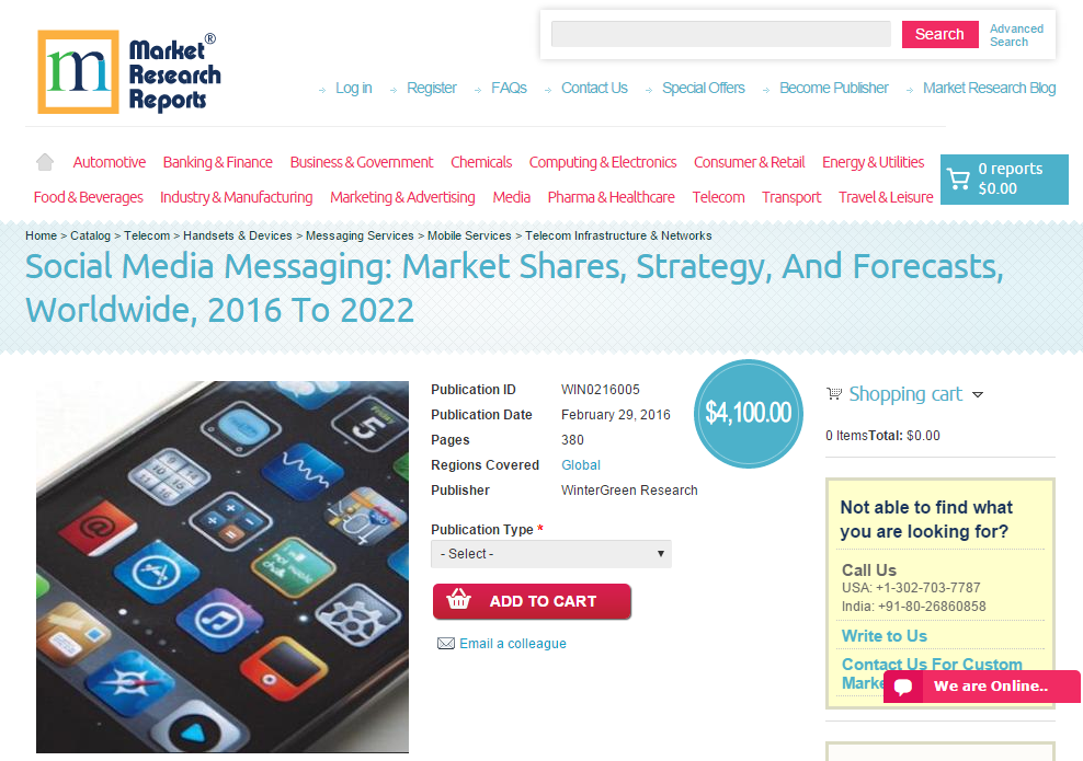 Social Media Messaging: Market Shares, Strategy'