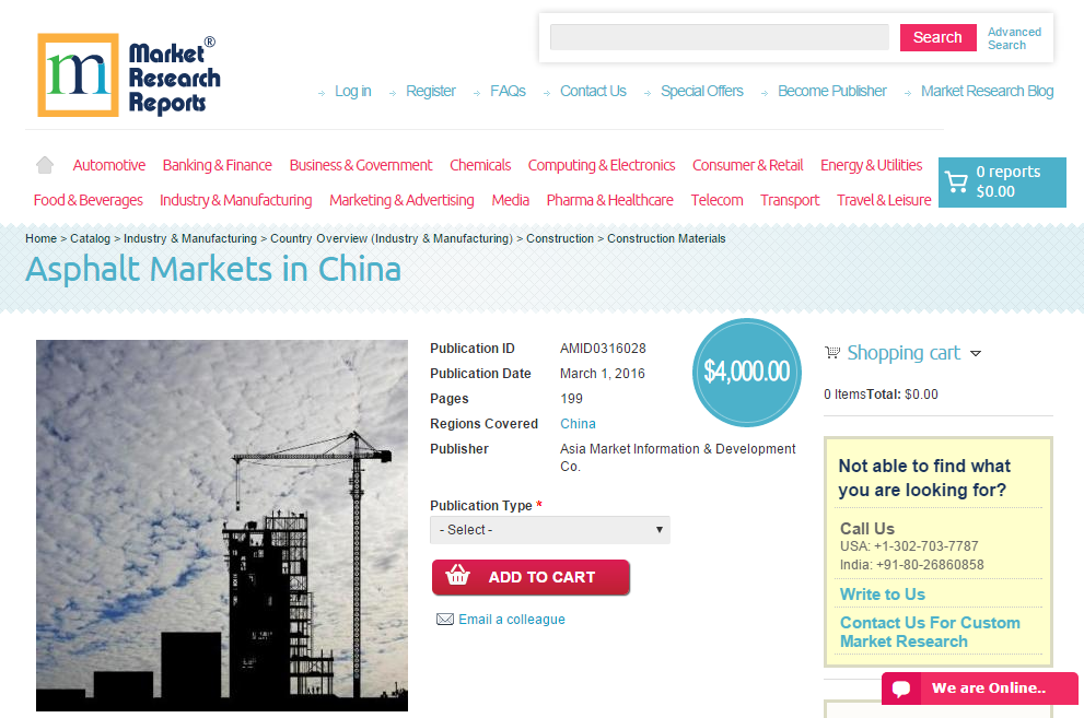 Asphalt Markets in China