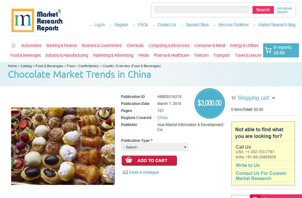 Chocolate Market Trends in China'