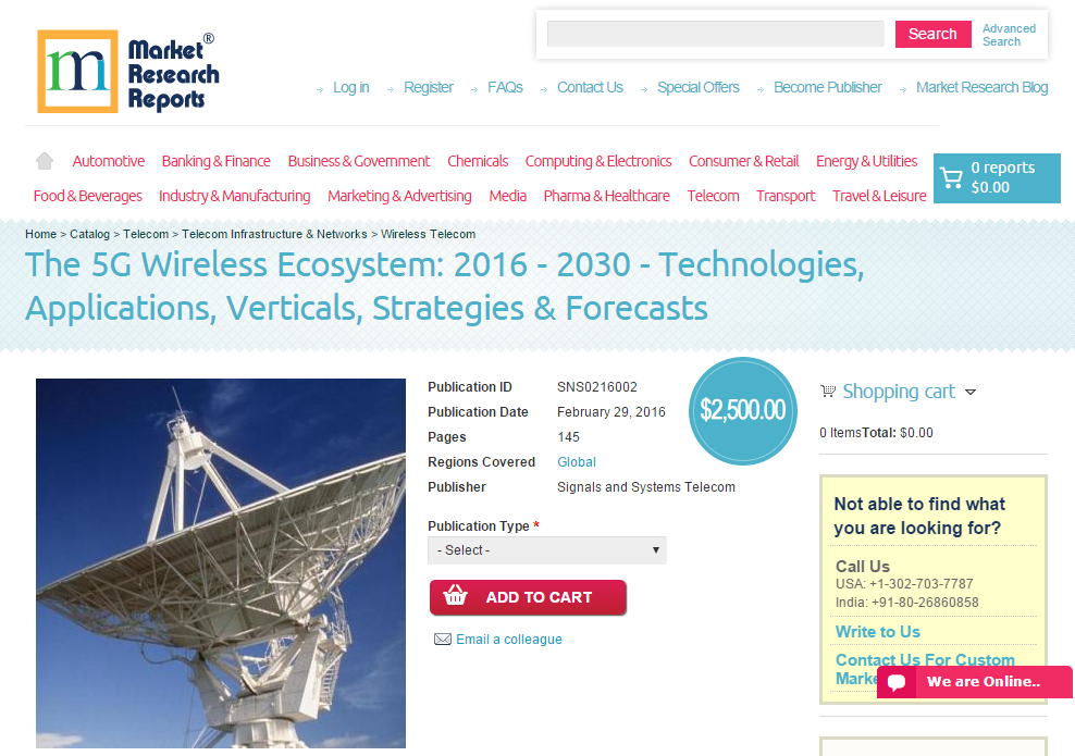 5G Wireless Ecosystem 2016 - 2030