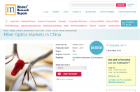 Fiber Optics Markets in China