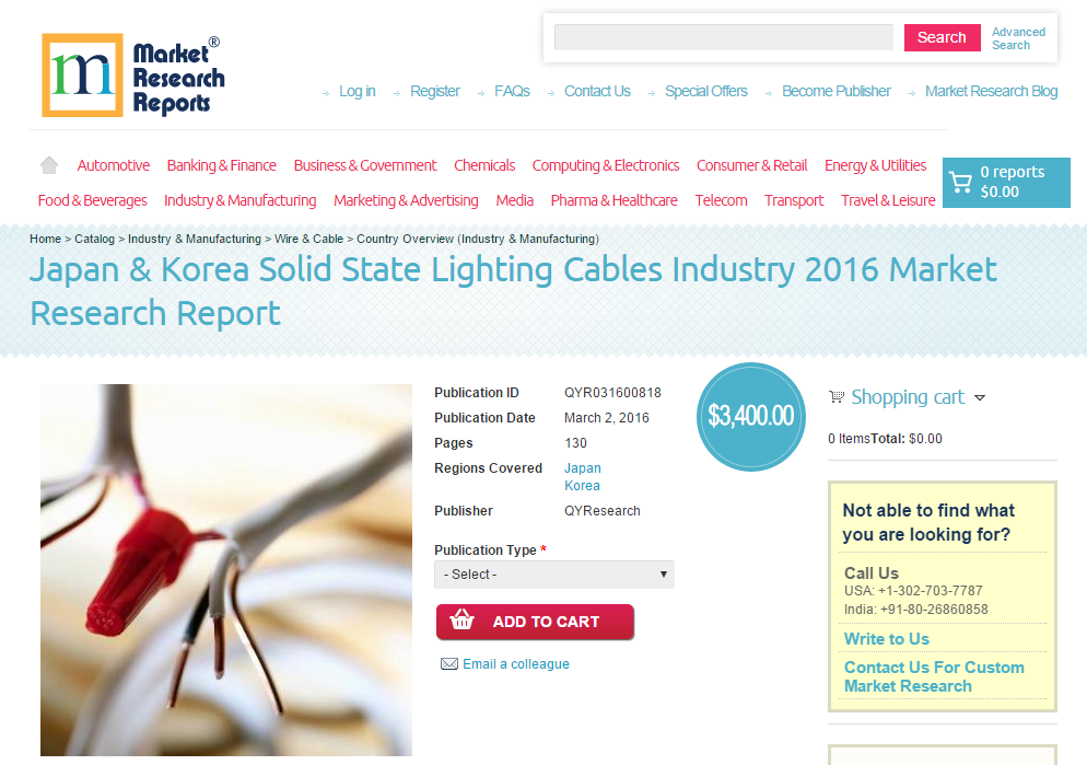 Japan &amp; Korea Solid State Lighting Cables Industry 2'