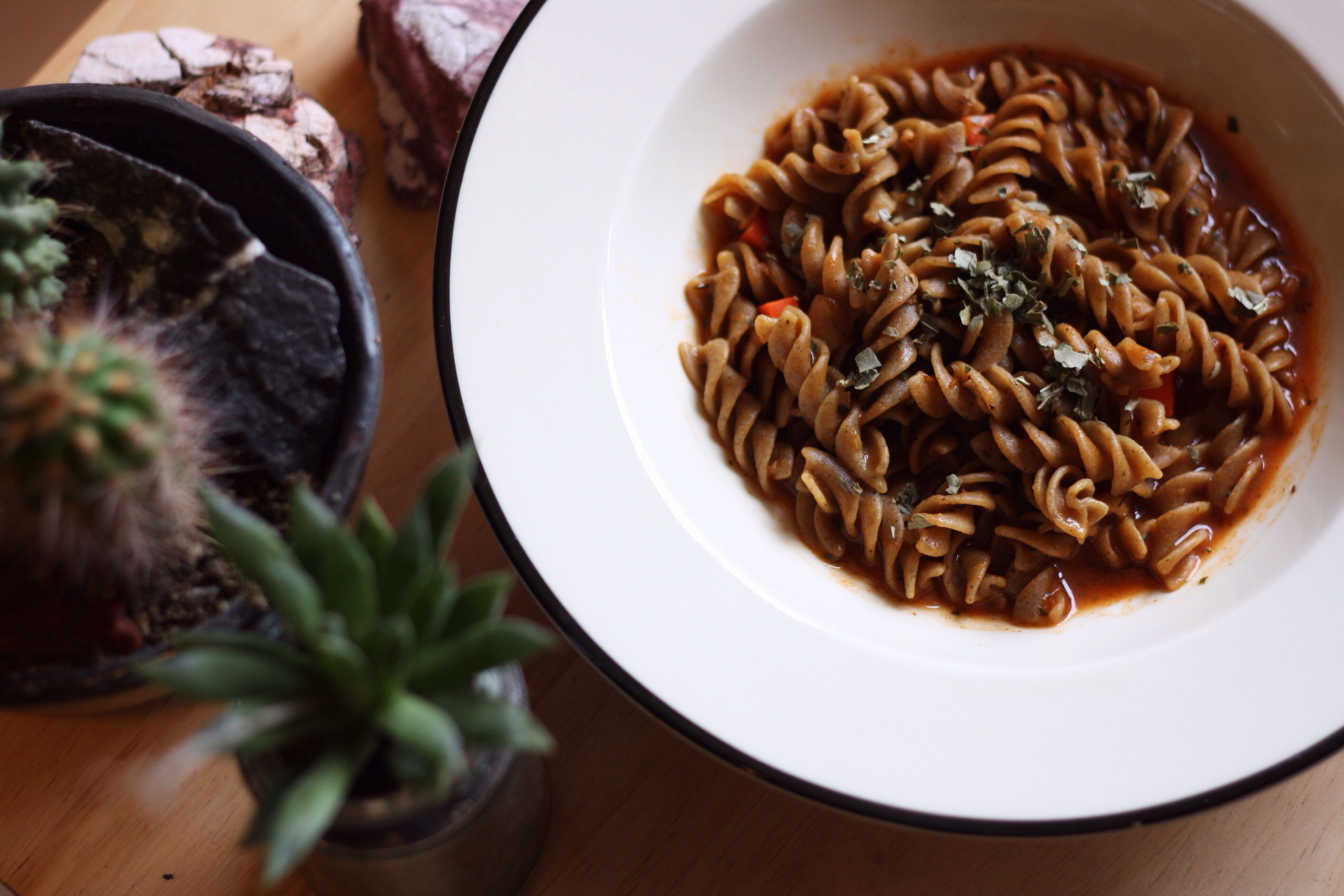 Cricket Pasta with red sauce'