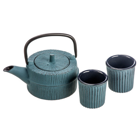 cast iron tea set