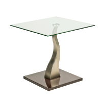 Henderson glass end table