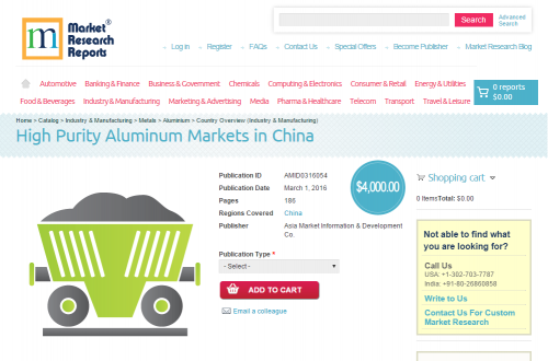High Purity Aluminum Markets in China'