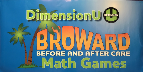 Broward Math Games Poster'