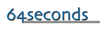64 second logo