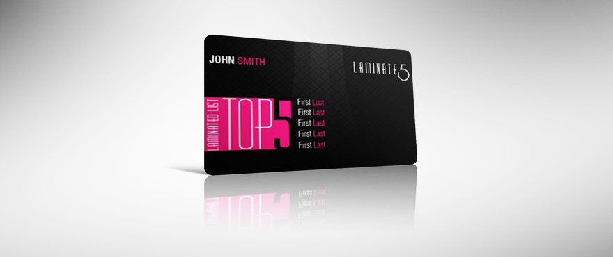 The Laminated List by Laminate5.com'