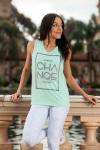 Teal Change Muscle Tee Proves 12 Meals'