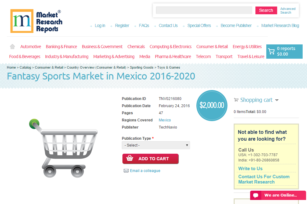 Fantasy Sports Market in Mexico 2016 - 2020