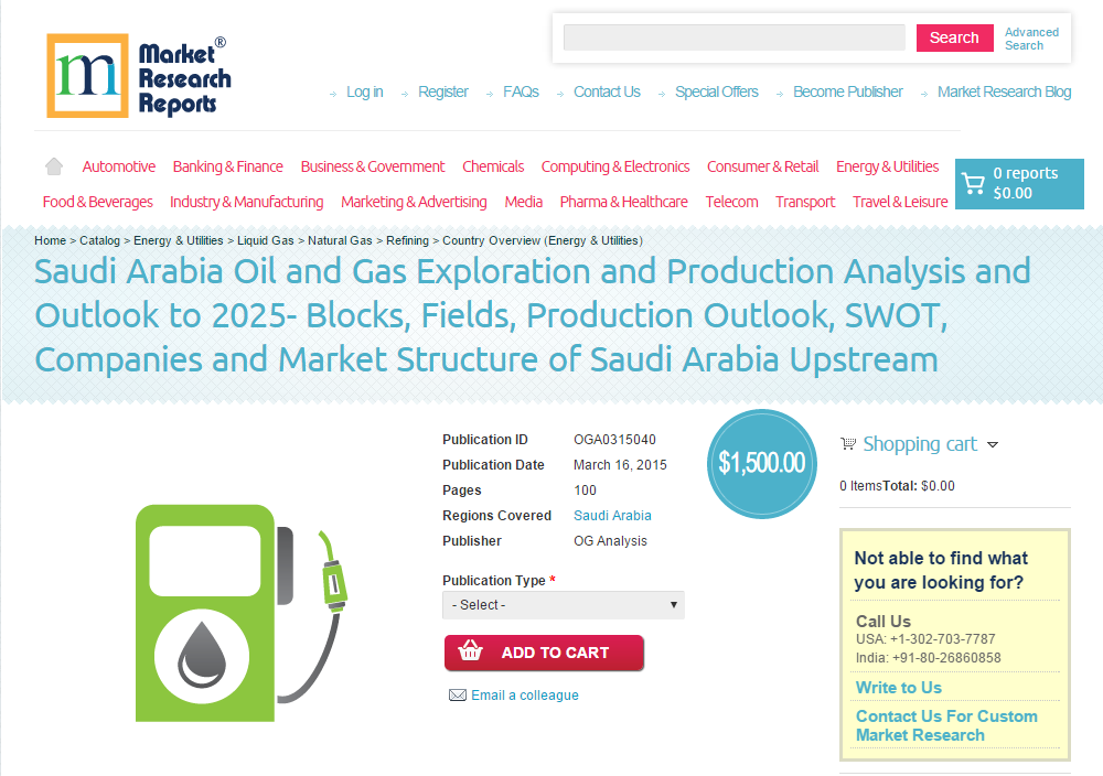 Saudi Arabia Oil and Gas Exploration and Production Analysis'