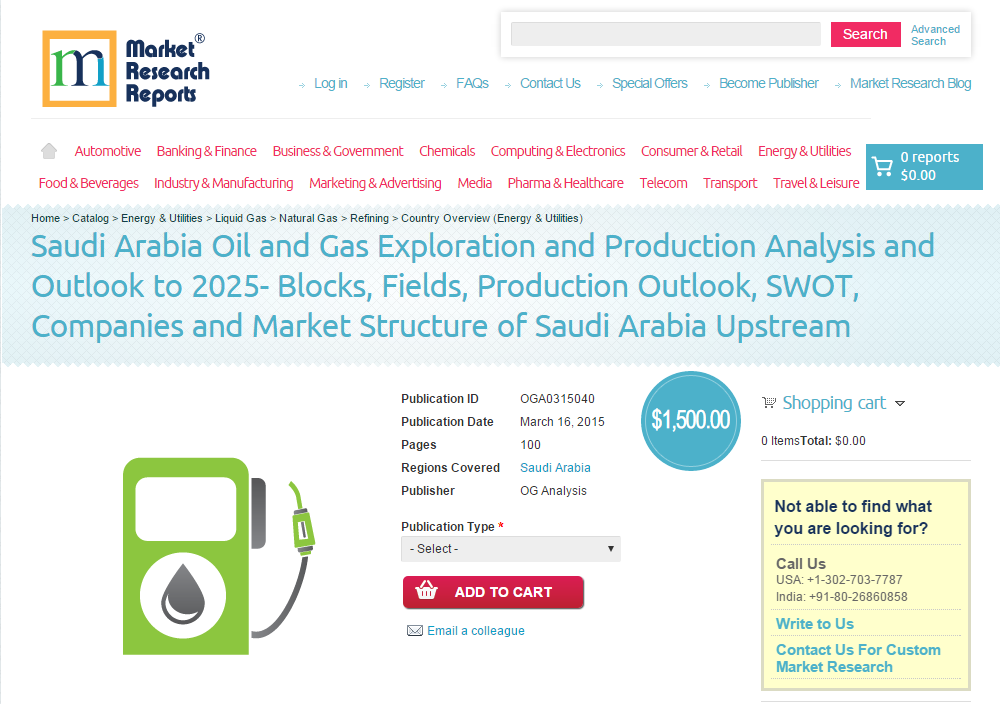 Saudi Arabia Oil and Gas Exploration and Production Analysis