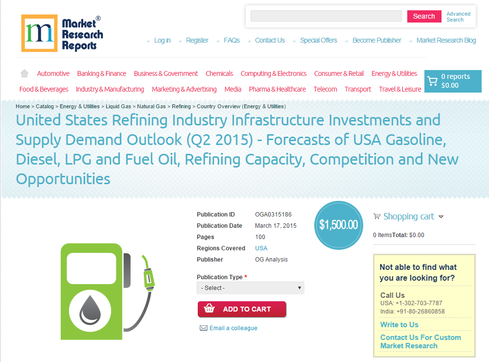 United States Refining Industry Infrastructure Investments