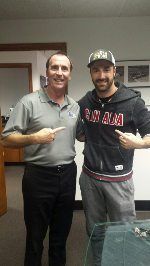 James Hinchcliffe and Terry Lyles, PhD'